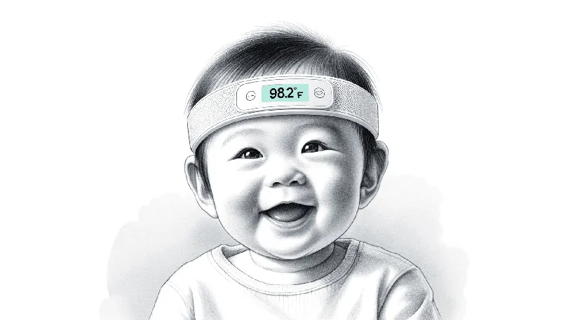 Bluetooth Headband to Prevent SIDS