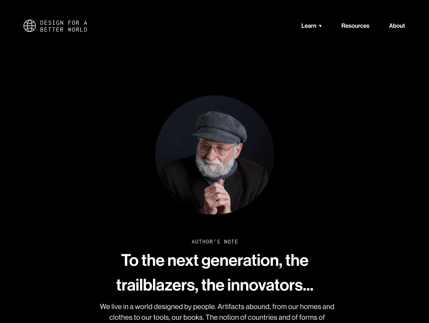 Design for a Better World